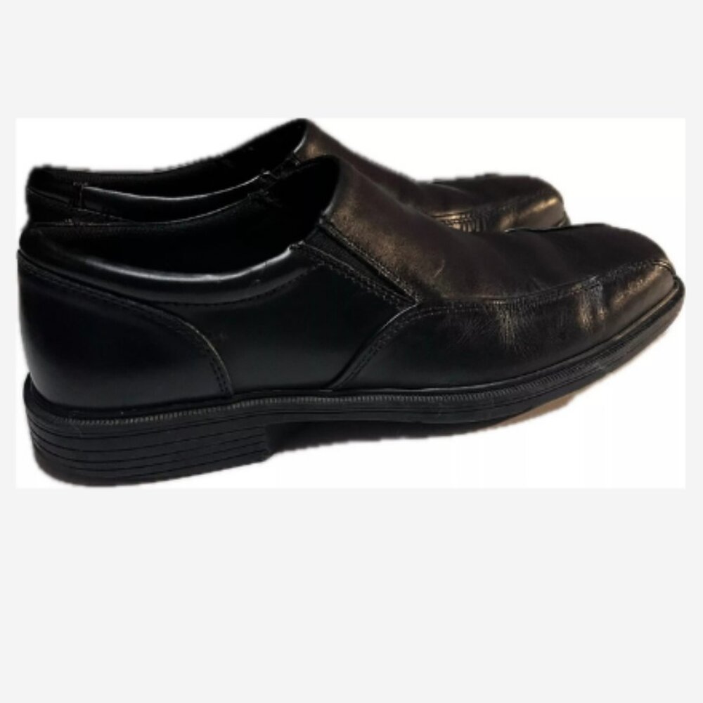 Nunn Bush Loafers Shoes Black Leather Dress Slip-Ons Men's Size 9.5 M Comfort - Picture 1 of 7